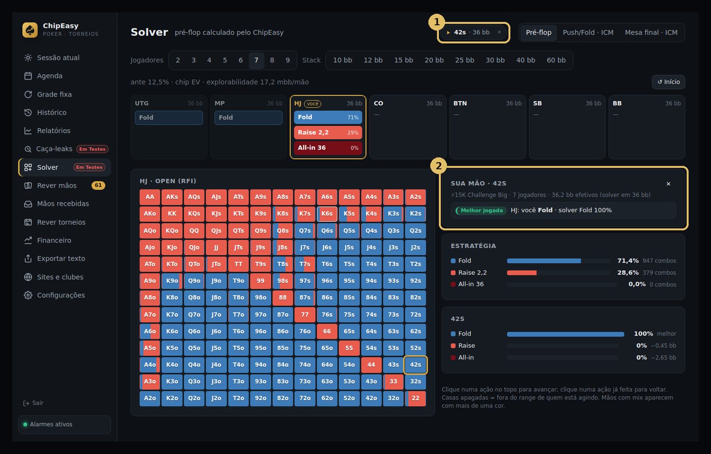 Solver pré-flop